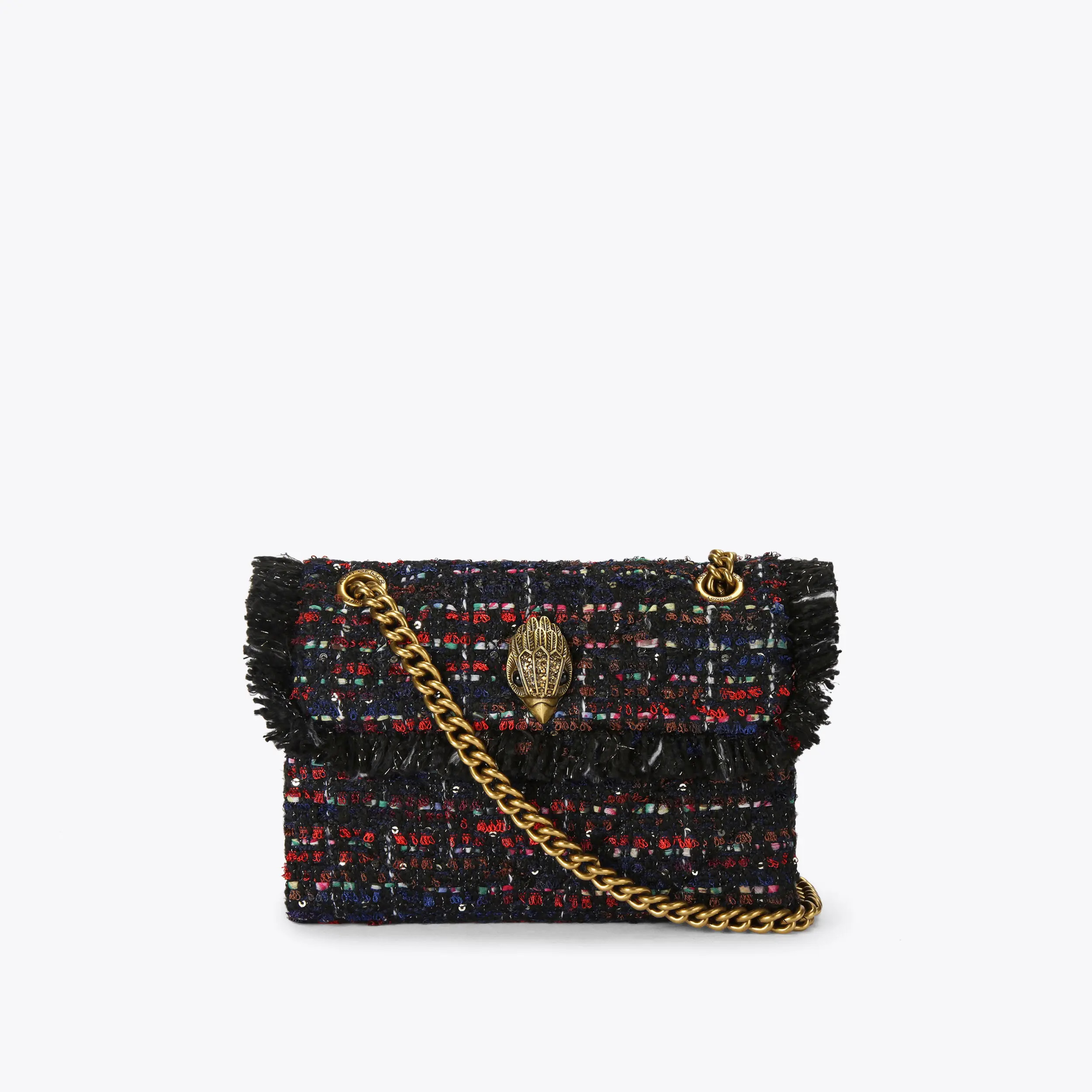 mini tweed kensington bag | Kurt Geiger US