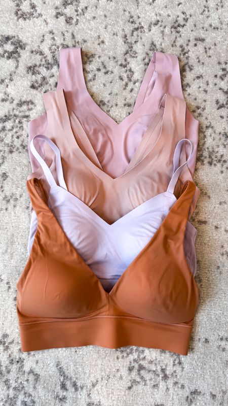 ✨These seamless & wireless bra gives a nearly invisible look without the uncomfortable wire! ✨The pads offer shape and support without falling out in the wash! ✨I’m a 32B and wear a size small

#LTKFindsUnder100 #LTKStyleTip #LTKFindsUnder50
