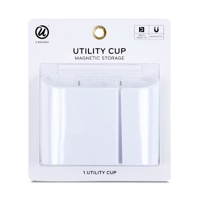 U Brands Utility Cup Magnetic Storage GRUV White | Target
