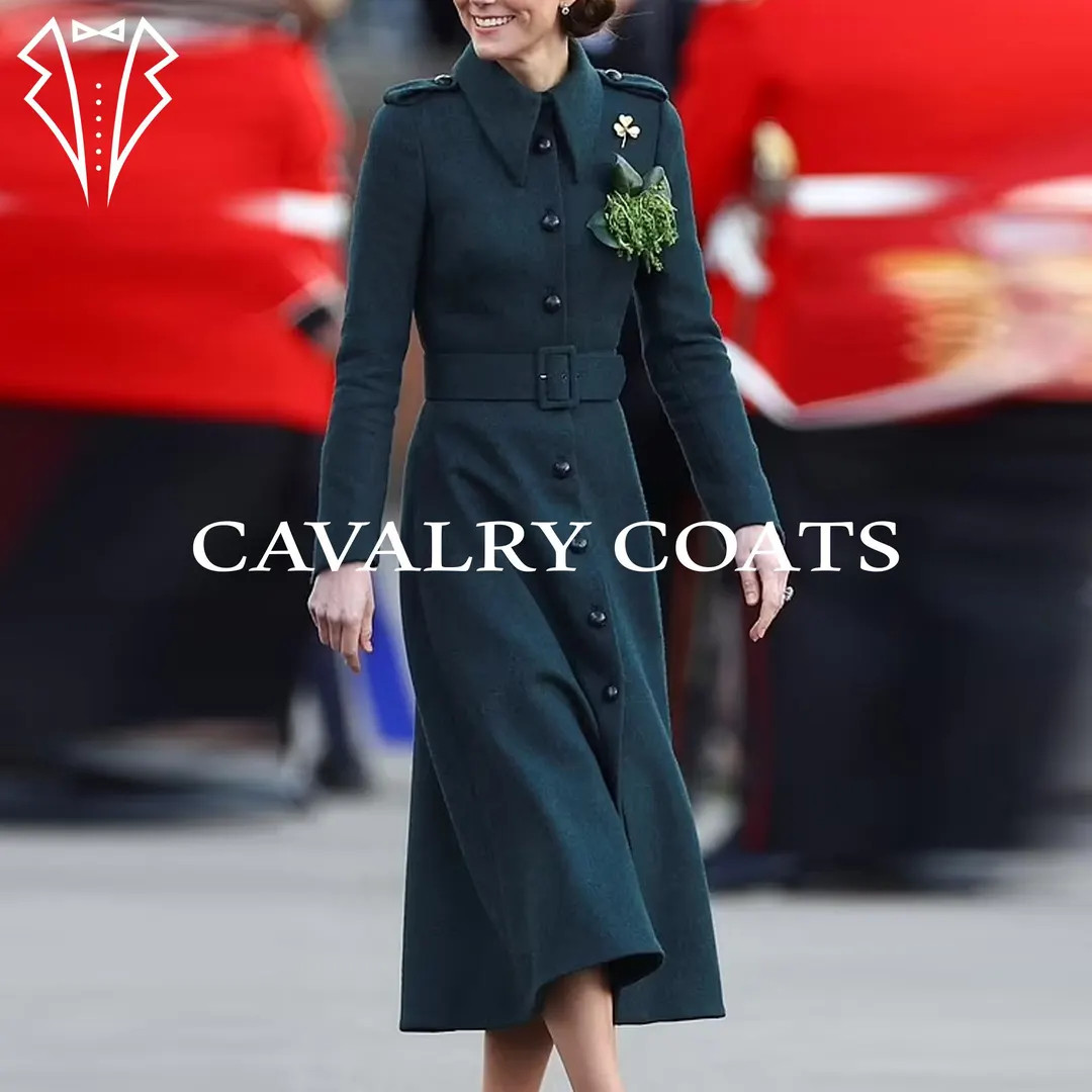 Green Wool Duchess Kate Jacket: Princess of Wales Style | Etsy (US)