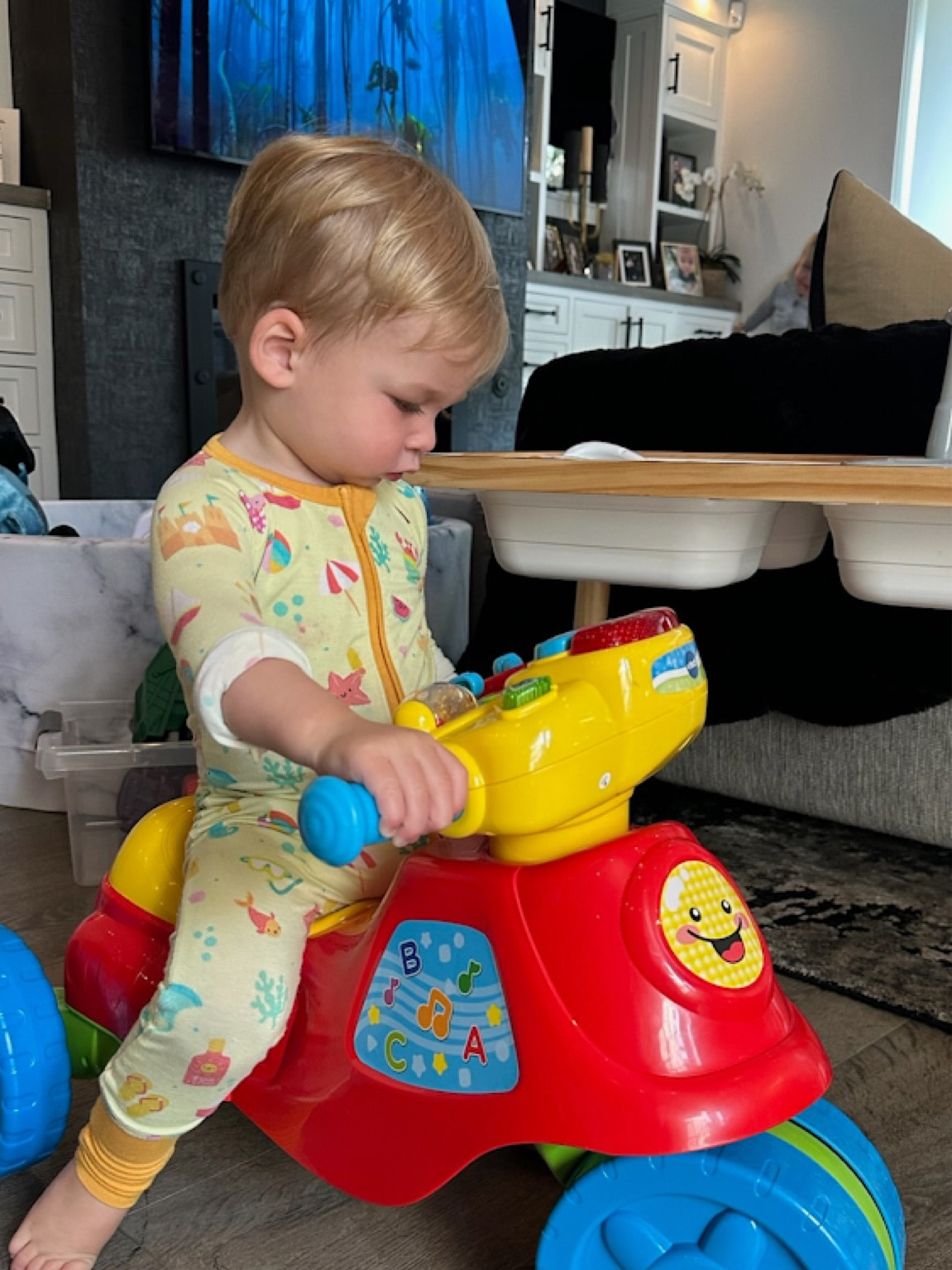 This toy truck has become a favorite at our home! ❤️