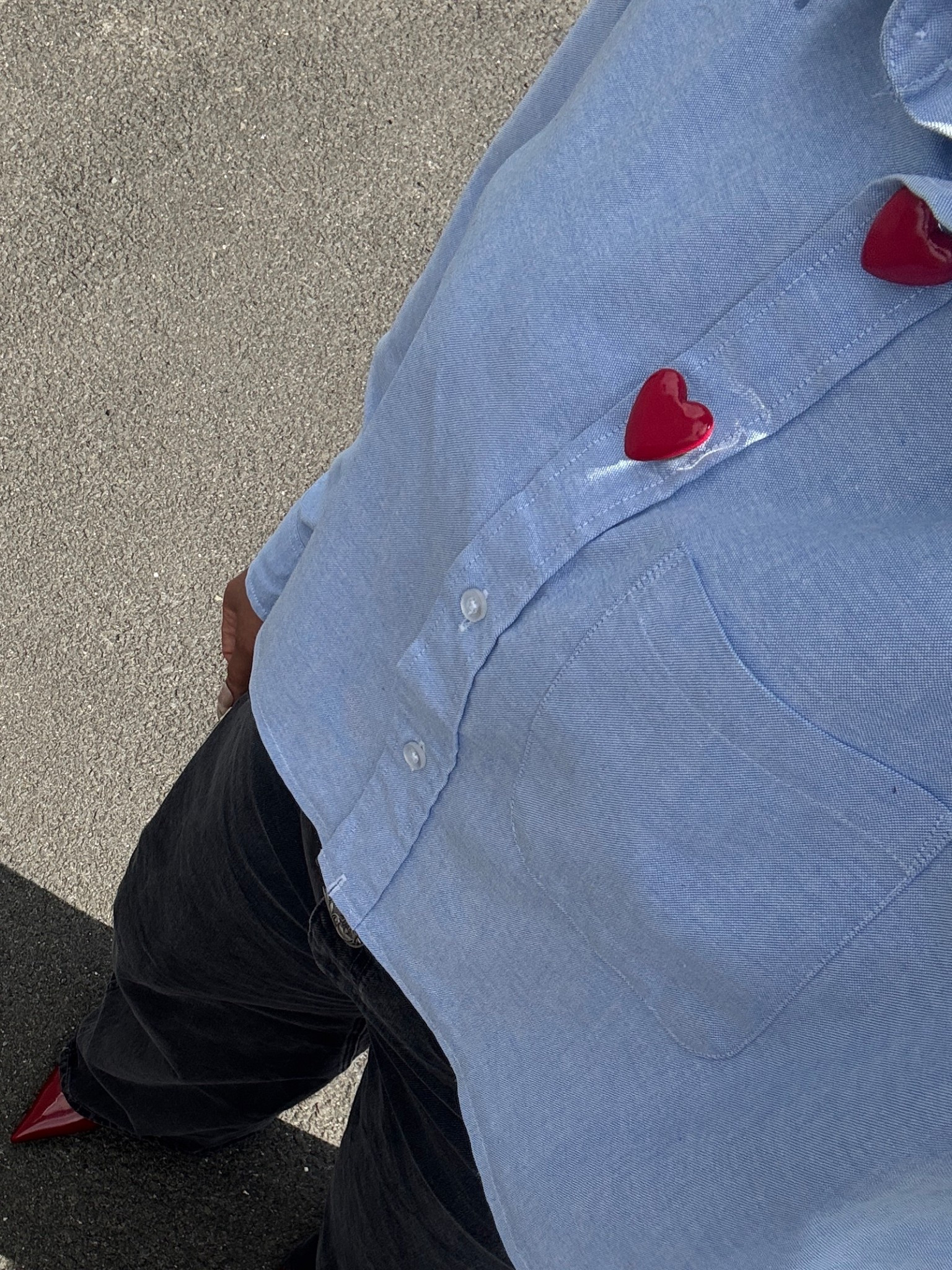 Not quite wearing my heart on my sleeve, but being transparent with my love.

#LTKOver40 #LTKTall #LTKootd