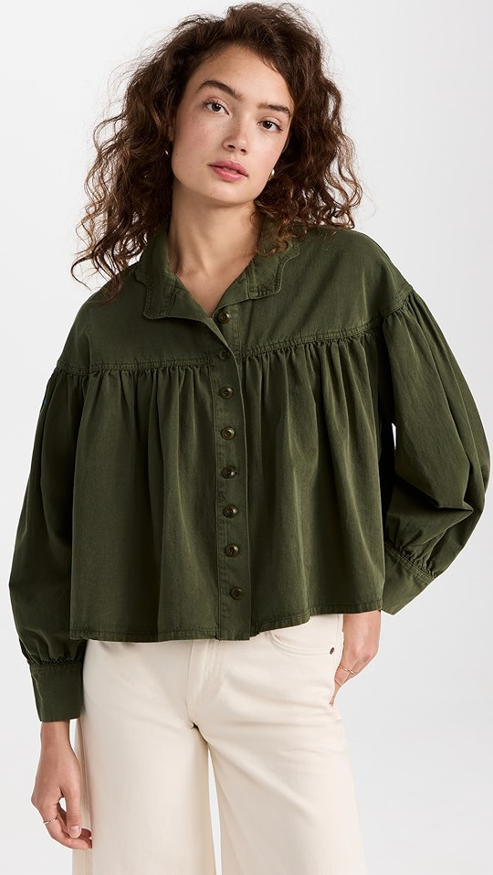 THE GREAT. The Poet Shirt Jacket | SHOPBOP | Shopbop