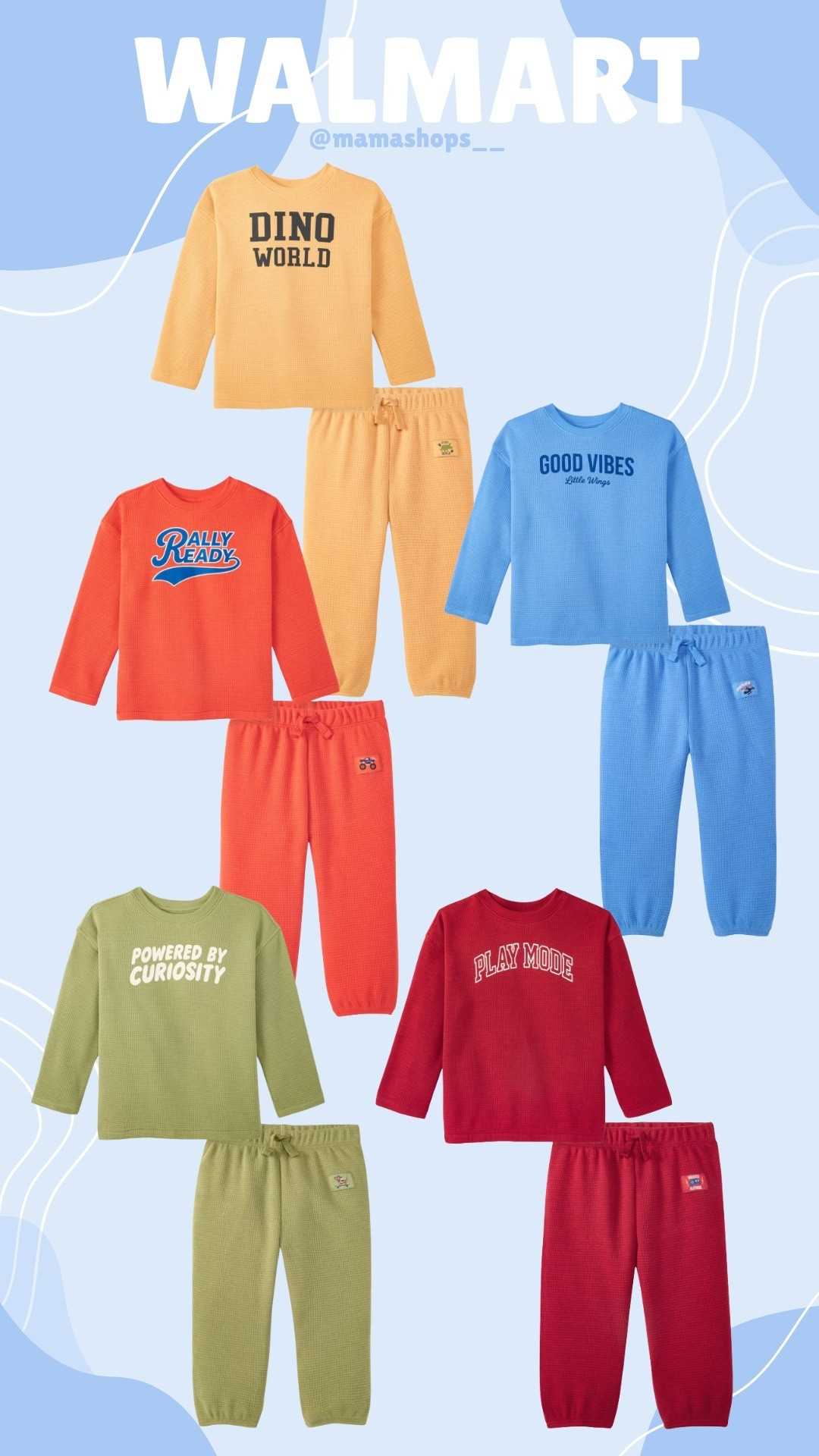 🚨On Sale Now‼️

Garanimals waffle knit thermal 2pc set for toddler boys and  babies, find them  @Walmart !

Linking them all here , go check them out 🔗🍂