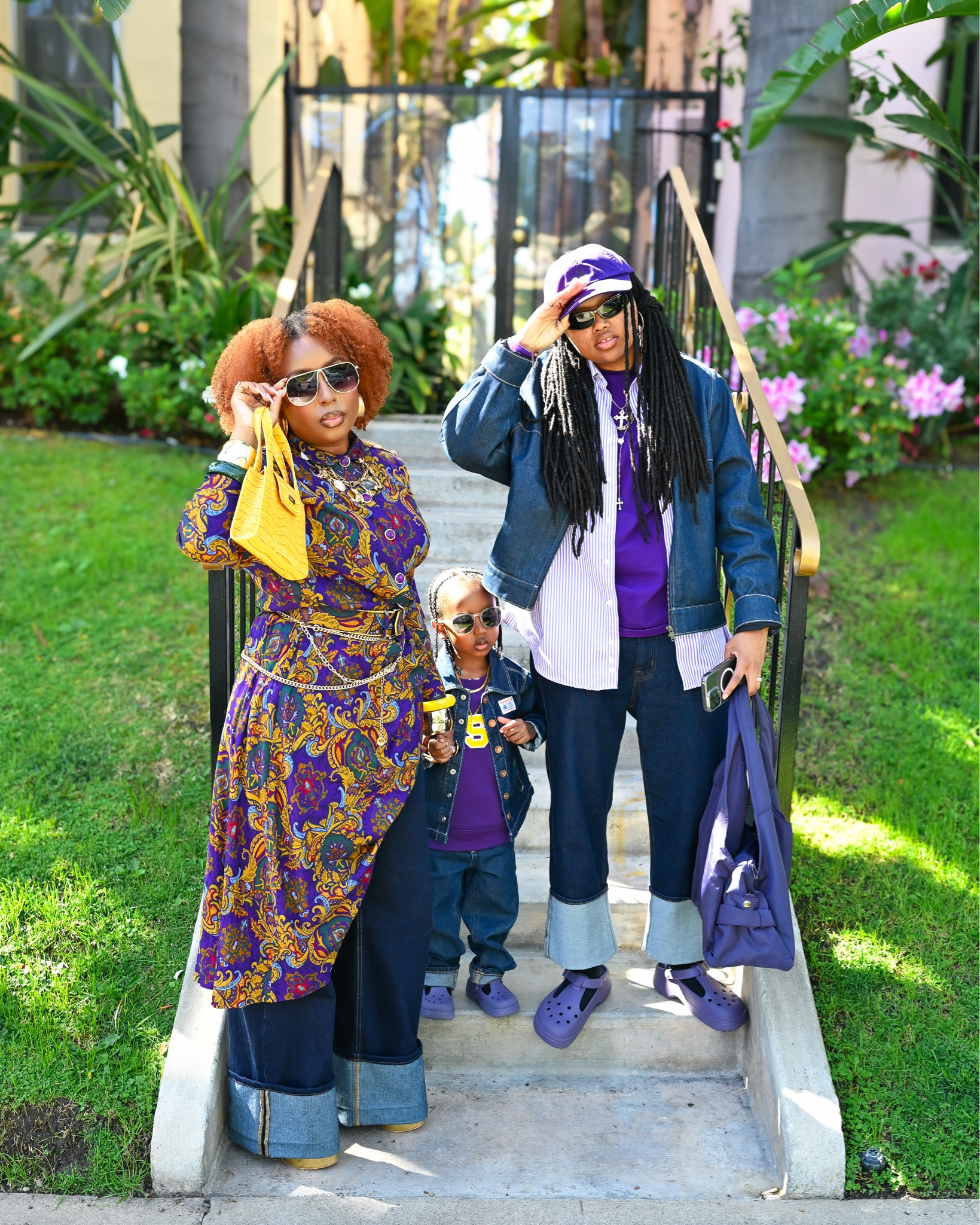 Family Regalia 💜 #StyledByYB #TheeFlyFamily 

#LTKootd #LTKgrwm