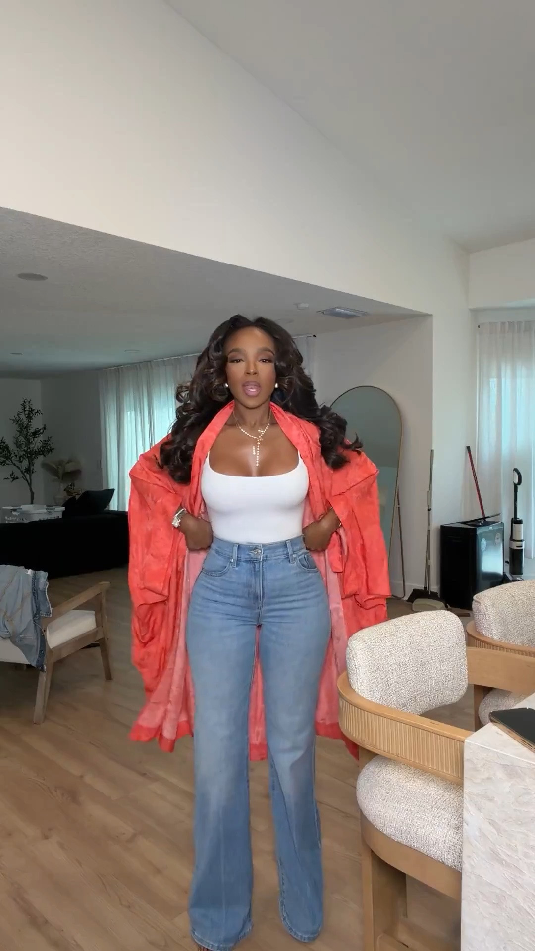 Scroll to shop! ✨ Everything from this look is linked below. 👇🏽    

Wearing: Size Small | 5’4” | 140 lbs  

📲   Download the FREE LTK app & follow me (@kirasfashionfinds) to shop all my daily finds.  #LTKootd #LTKPetite #LTKU