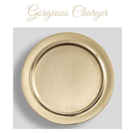 Charger plate in gold or silver 

#LTKhome