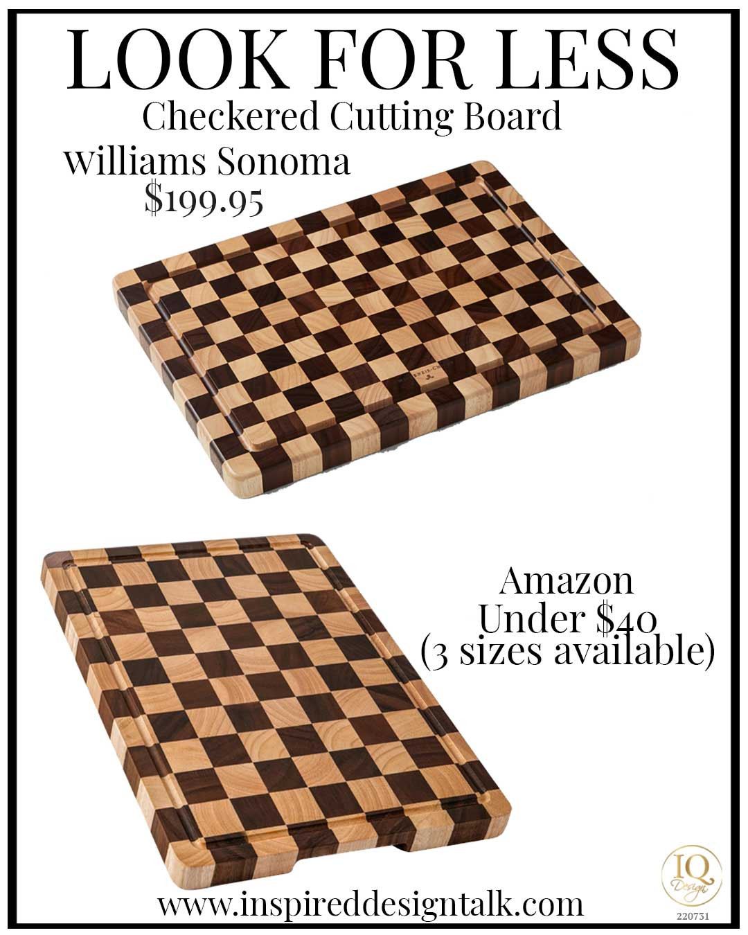 Mackenzie Childs Checkered Cutting & Carving Board Look For Less From Amazon and Wayfair! Perfect kitchen home decor to update your countertop. 

 #LTKValentine #LTKmomlife #LTKHome
