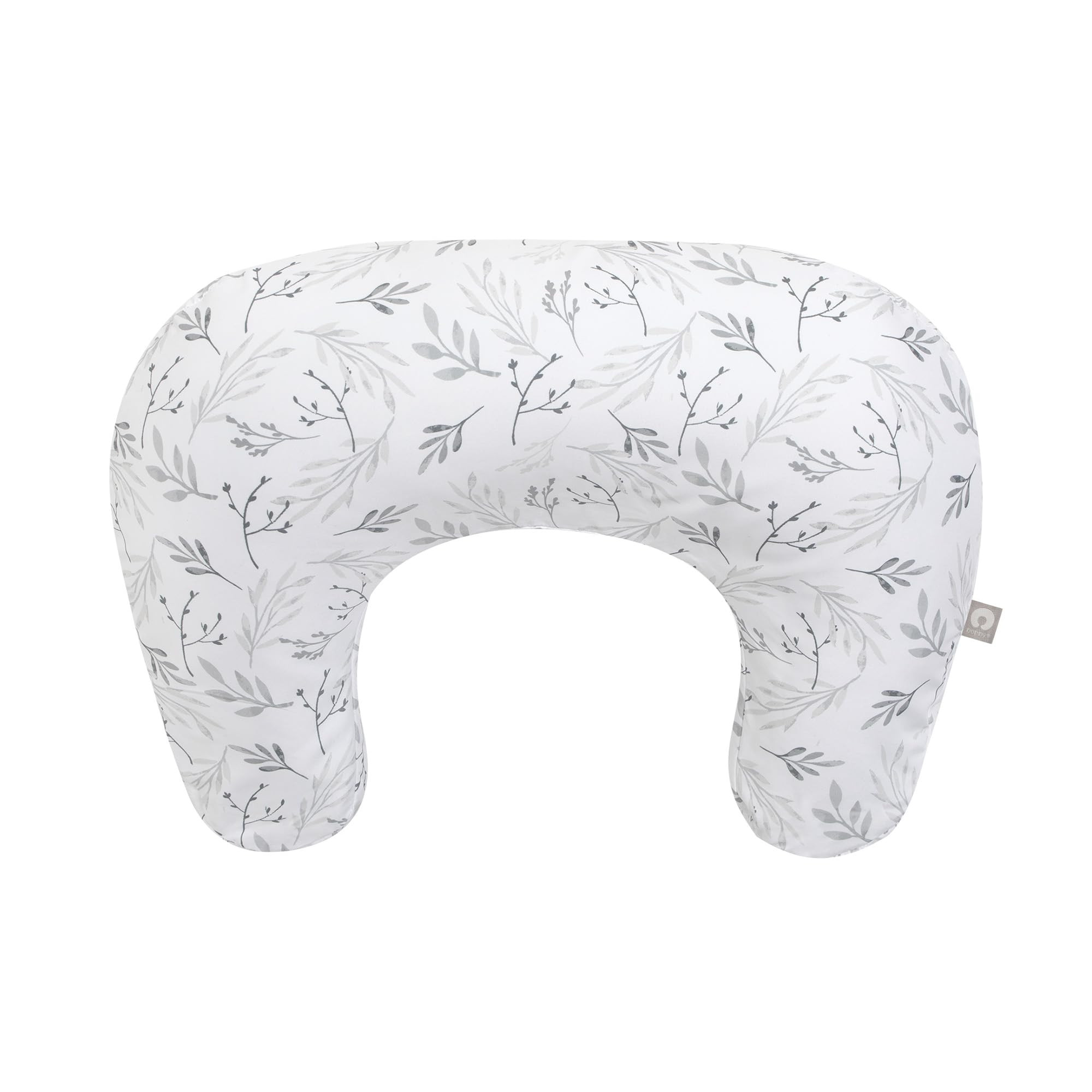 Boppy Nursing Pillow - Ergonomic Bottle & Breastfeeding Pillow with High, Firm, Large Area, Water-Repellent Cushion with Washable Cover; Baby Safety Alliance Verified - Gray Gentle Leaves | Amazon (US)