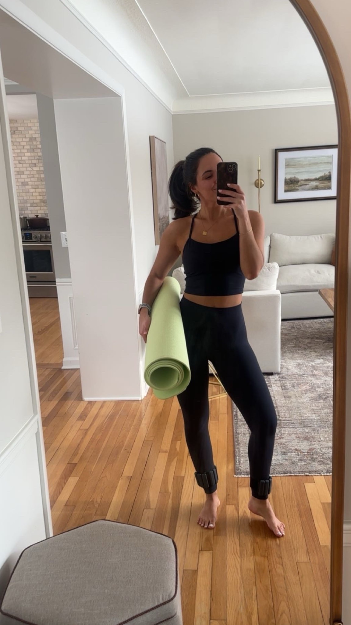 Amazon workout set in color true navy! Feels like butter & is such a good dupe for high end brands! 

#LTKmomlife #LTKActive #LTKfitnessgoals