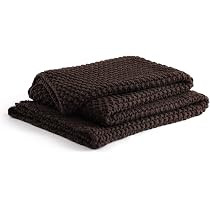 YnM Chunky Cotton Knit Throw Blanket, Cable Knit Throws for Bed Couch Sofa, Comfy & Relaxing, Dec... | Amazon (US)