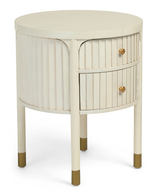 20in 2 Drawer Side Table | TJ Maxx