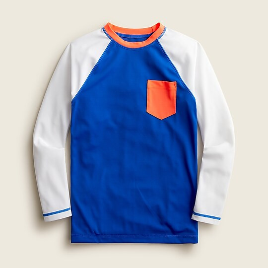 Boys' colorblock rash guard with UPF 50+ | J. Crew US