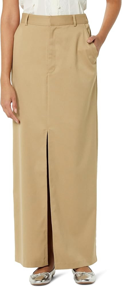 The Drop Women's Roxy Suiting Column Skirt | Amazon (US)