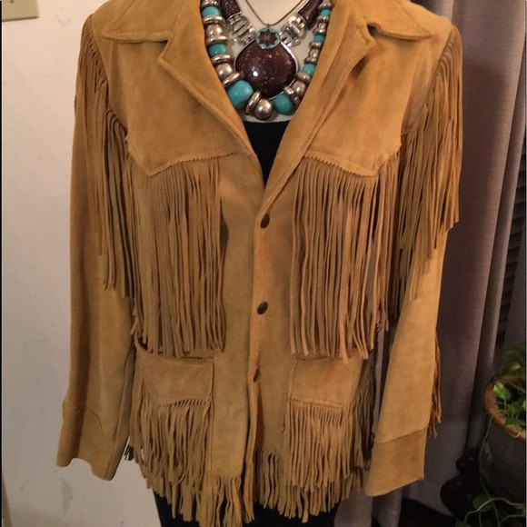 \ud83d\udca5Sale\ud83d\udca5 Southwestern Vintage Suede Fringed Jacket | Poshmark