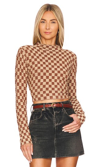 Izzy Top in Brown & Taupe | Revolve Clothing (Global)