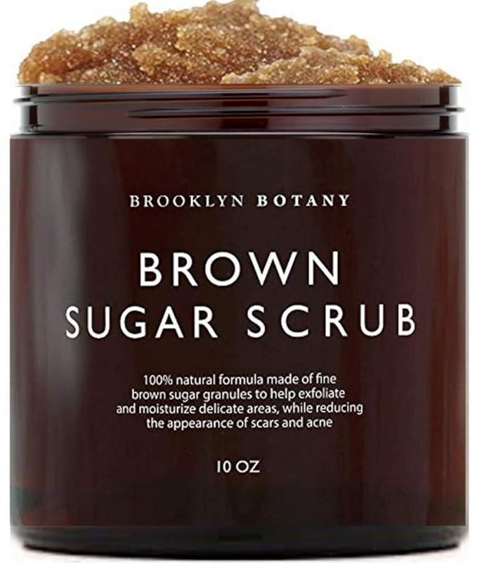 Brooklyn Botany Brown Sugar Body Scrub - Great as a Face Scrub & Exfoliating Body Scrub for Acne ... | Amazon (US)