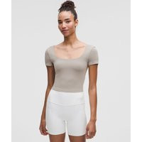 Wunder Under SmoothCover Square-Neck T-Shirt | Lululemon (US)