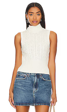 L'Academie Penelope Tank Top in Ivory from Revolve.com | Revolve Clothing (Global)