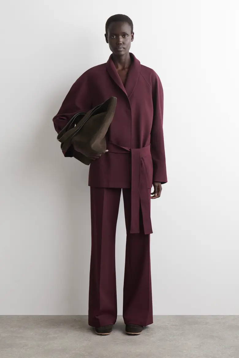 Wool-Blend Straight-Leg Pants (Women) | Nordstrom | Nordstrom