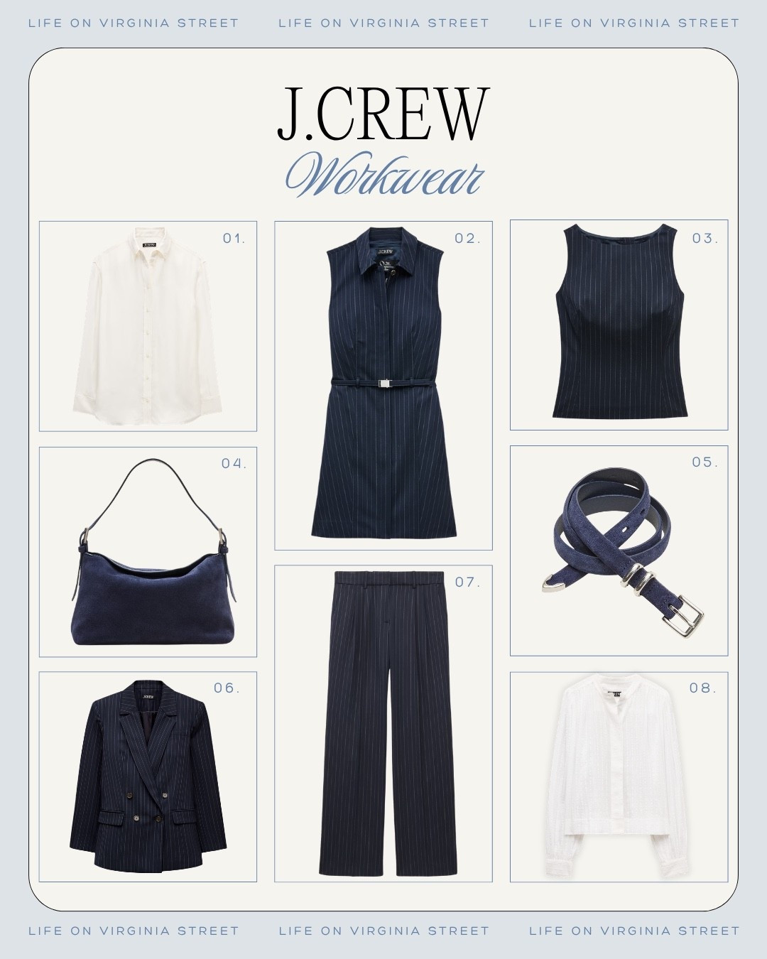 J.Crew workwear! 🙌🏼

j crew workwear, jcrew workwear, j crew office outfits, j crew business casual, j crew work outfits, j crew fall workwear, j crew fall fashion, fall workwear, fall work outfits, fall office outfits, fall business casual, fall professional outfits, fall work wardrobe, fall workwear capsule, workwear capsule wardrobe, office capsule wardrobe, business casual outfits, professional outfits women, polished workwear, elevated workwear, classic workwear, preppy workwear, modern workwear, timeless workwear, office wardrobe essentials, work wardrobe staples, fall outfit ideas, fall transition outfits, polished fall outfits, j crew blazer, tailored blazer, wool blazer, pinstripe blazer, plaid blazer, lady jacket, sweater jacket, cropped jacket, trench coat, button down shirt, striped button down, white button down, oxford shirt, silk blouse, work blouse, cashmere sweater, crewneck sweater, cardigan, sweater shell, knit polo, tailored trousers, wide leg trousers, wide leg pants, straight leg trousers, pleated pants, pinstripe pants, work pants women, matchstick jeans, dark wash jeans, pencil skirt, midi skirt, slip skirt, fall work dress, midi dress, shirt dress, loafers, leather loafers, suede loafers, ballet flats, cap toe flats, pointed toe flats, slingback flats, kitten heels, knee high boots, leather tote, suede handbag, structured handbag, leather belt, fall accessories, chocolate brown outfit, camel outfit, burgundy outfit, oxblood accessories, navy workwear, gray workwear, neutral work outfit, pinstripe outfit, plaid outfit, monochrome work outfit, polished casual, classic preppy style, modern classic style, timeless fashion, quiet luxury style, women over 30 style, women over 40 style, corporate outfits, office outfit ideas, work conference outfit, work to dinner outfit, desk to dinner outfit

#LTKgrwm #LTKootd #LTKWorkwear