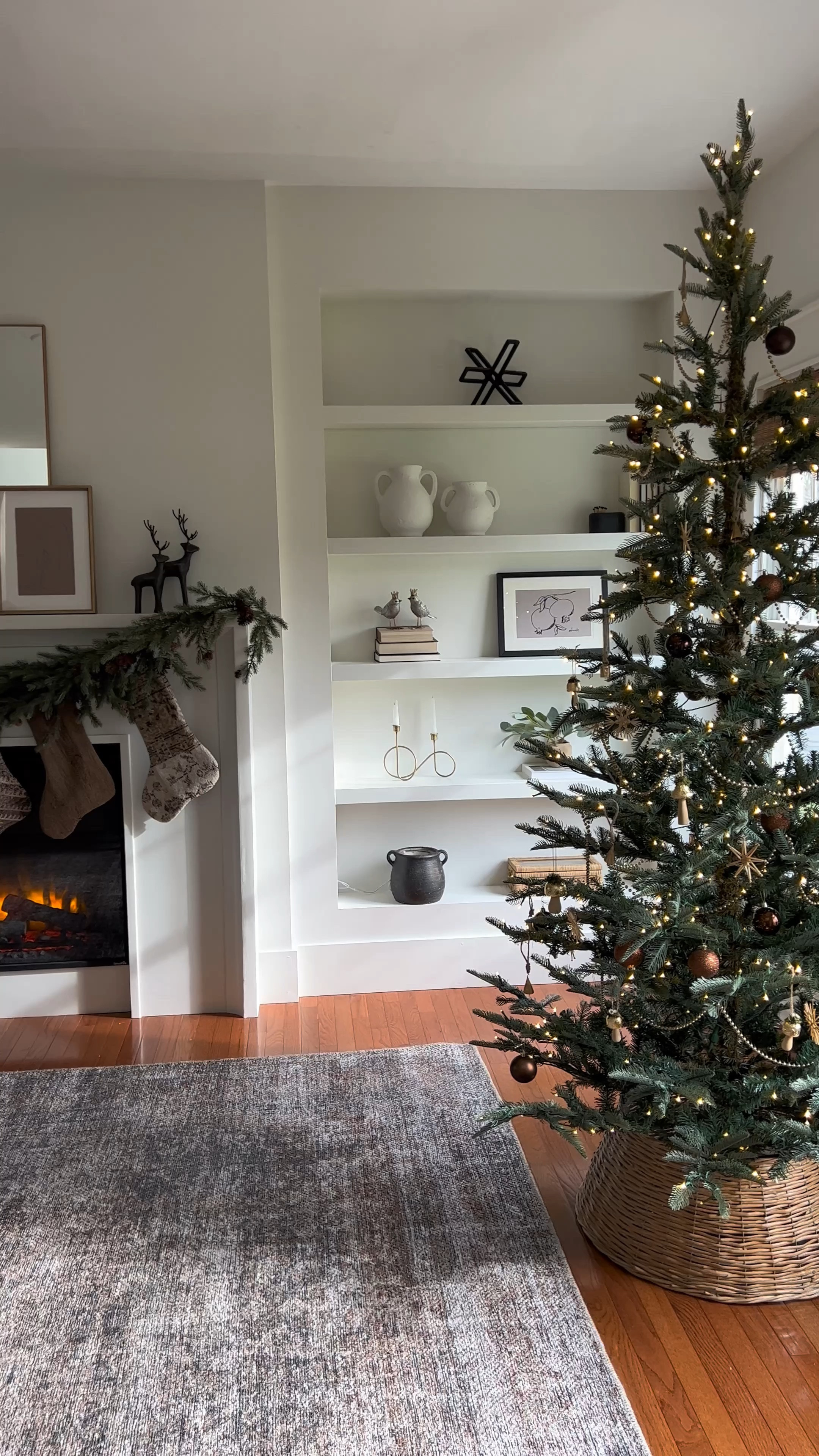 Built ins , LED lights , Christmas decor 

#LTKHoliday #LTKhome #LTKunder100