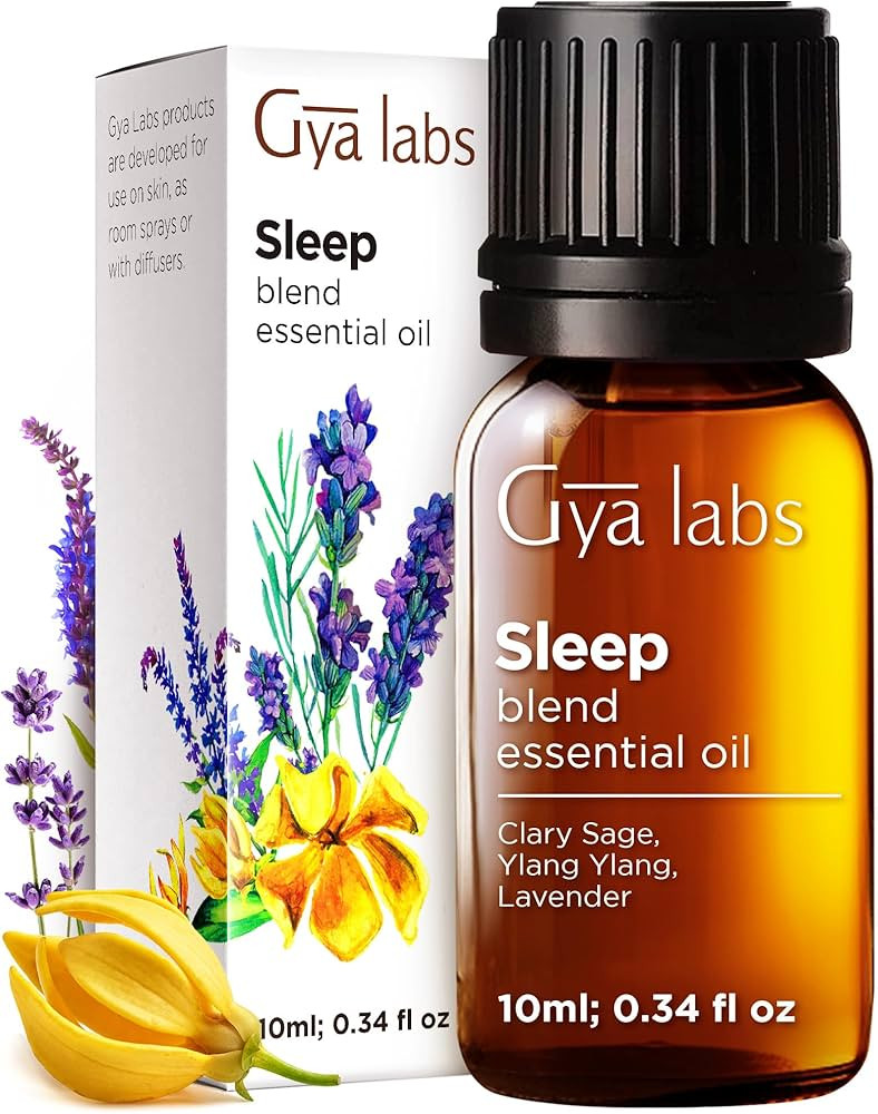 Gya Labs Sleep Essential Oil Blend - 100% Pure Natural Sleep Oil for Diffuser & Aromatherapy, Soo... | Amazon (US)