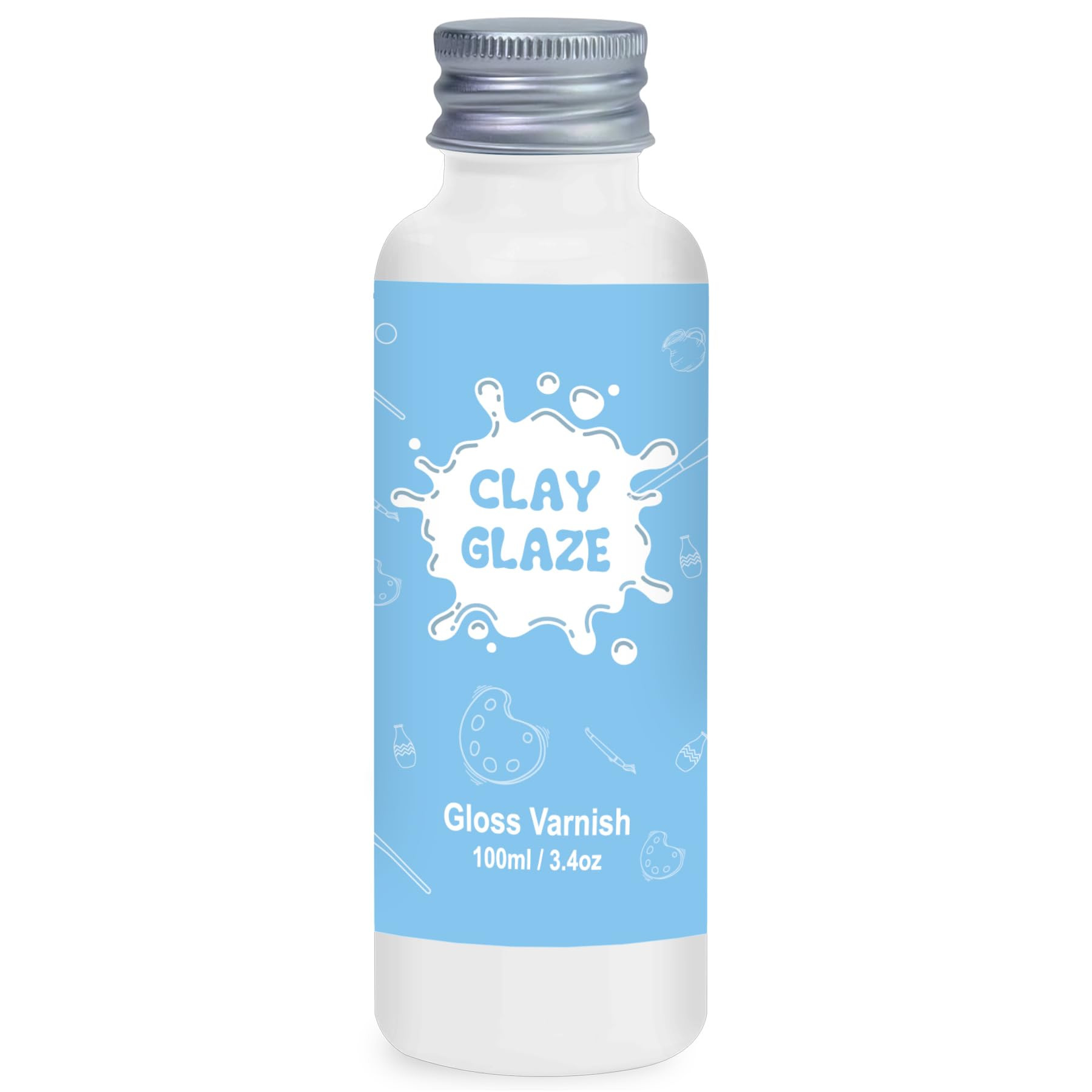 100ml Air Dry Clay Glaze, Air Dry Clay Varnish Can Not Only Used to Prevent Clay Cracking, Scratc... | Amazon (US)