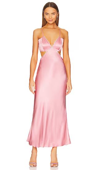 Rome Diamonte Slip Dress in Blush Pink | Revolve Clothing (Global)