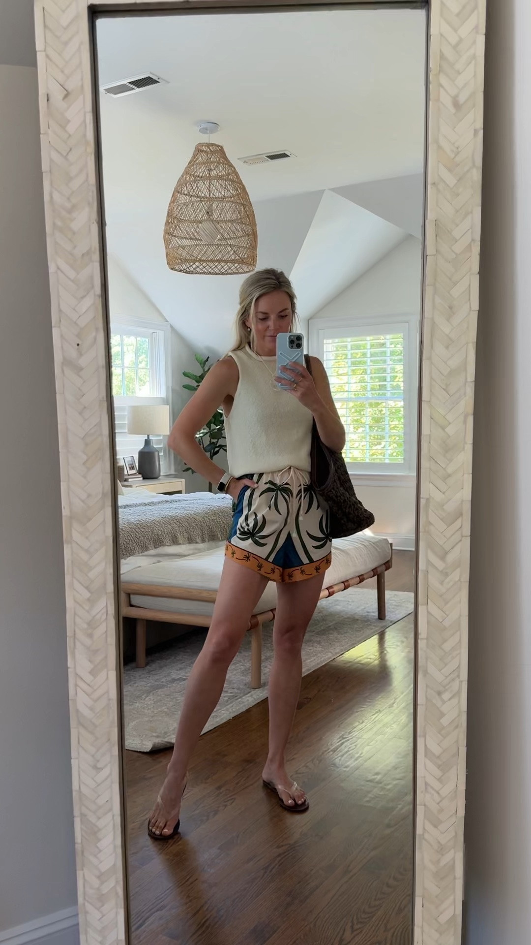 My Anthro code is back!! KENDALL20 for 20% off $100+ 
-small sweater, tts 
-small Shorts, tts
-sandals tts (size up if between)