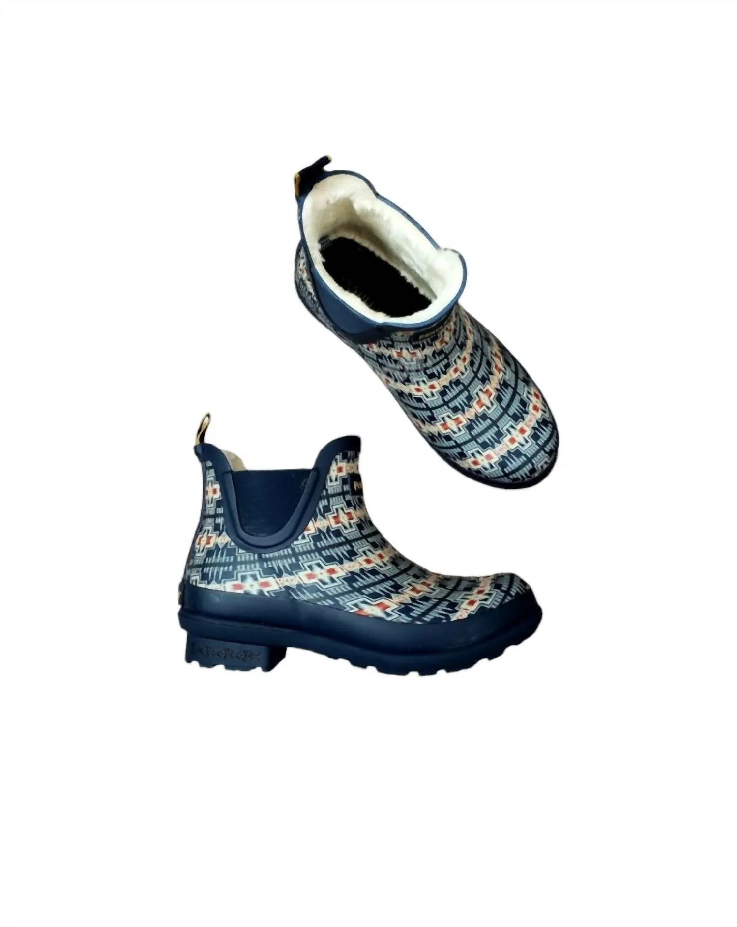 Women's Harding Fur Lined Chelsea Bootie In Navy | Shop Simon