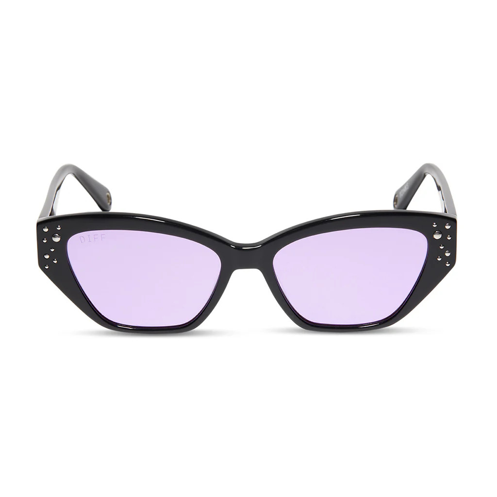 NYMPHADORA TONKS™ - BLACK + PURPLE SUNGLASSES | DIFF Eyewear