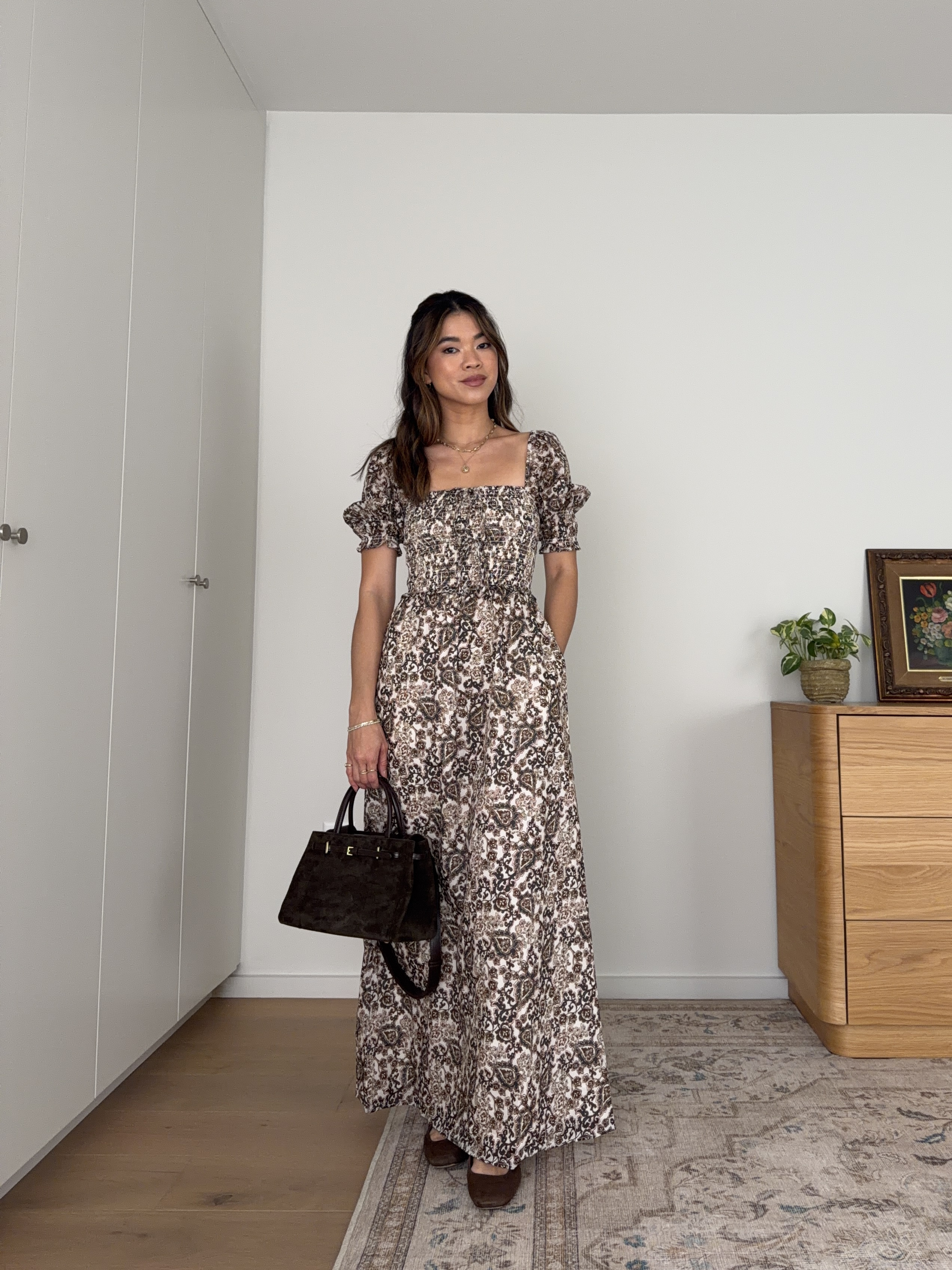The prettiest fall dress!

Sizing info:
-Hillhouse The Malene Nap Dress (Size XXS in Chedworth Paisley Brown) 

Petite style, petite fashion, mom outfit, mom style, petite dress, petite outfit ideas, petite outfits, fall style, spring outfits, beach outfits, vacation outfits, summer outfits, Summer style, summer trends, autumn outfit, best dress for petite, maxi dress, petite maxi dress, fall maxi dress

#LTKootd #LTKPetite #LTKWedding