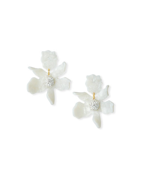 Lele Sadoughi Crystal Lily Earrings | Neiman Marcus