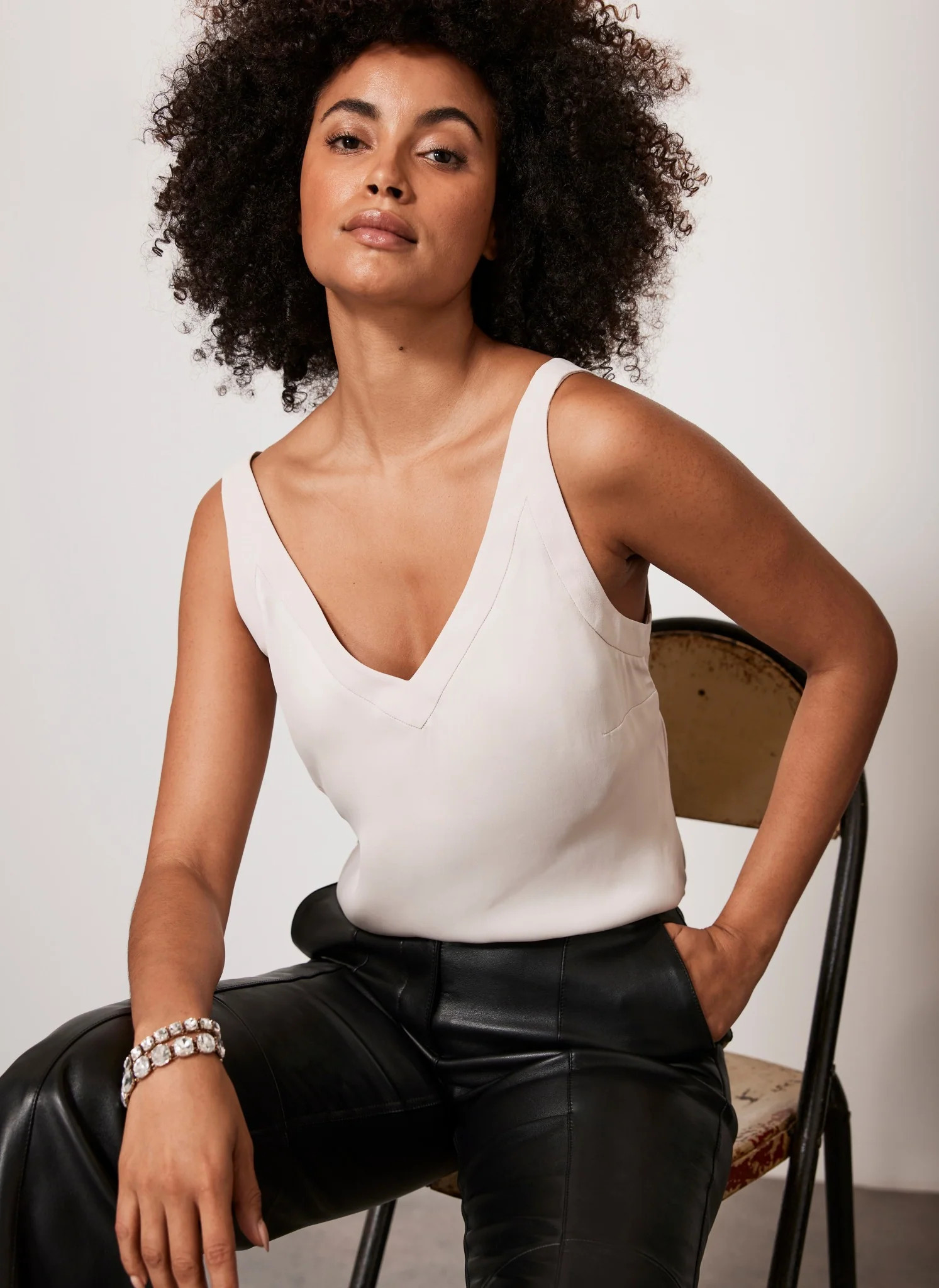 Cream Camisole Top | Mint Velvet (US)