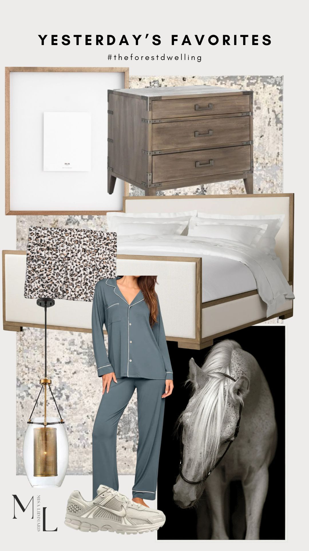 Sharing yesterday's faves! I have really been loving the Zoom Vomero 5’s! They come in several different color ways. These are Phantom/Sail Light-Bone. The Dunbar pendants are stunning. We styled several of them down our hallway for an intentional design. This bed and night stand look similar to what we have in the primary bedroom.  

 #LTKHome