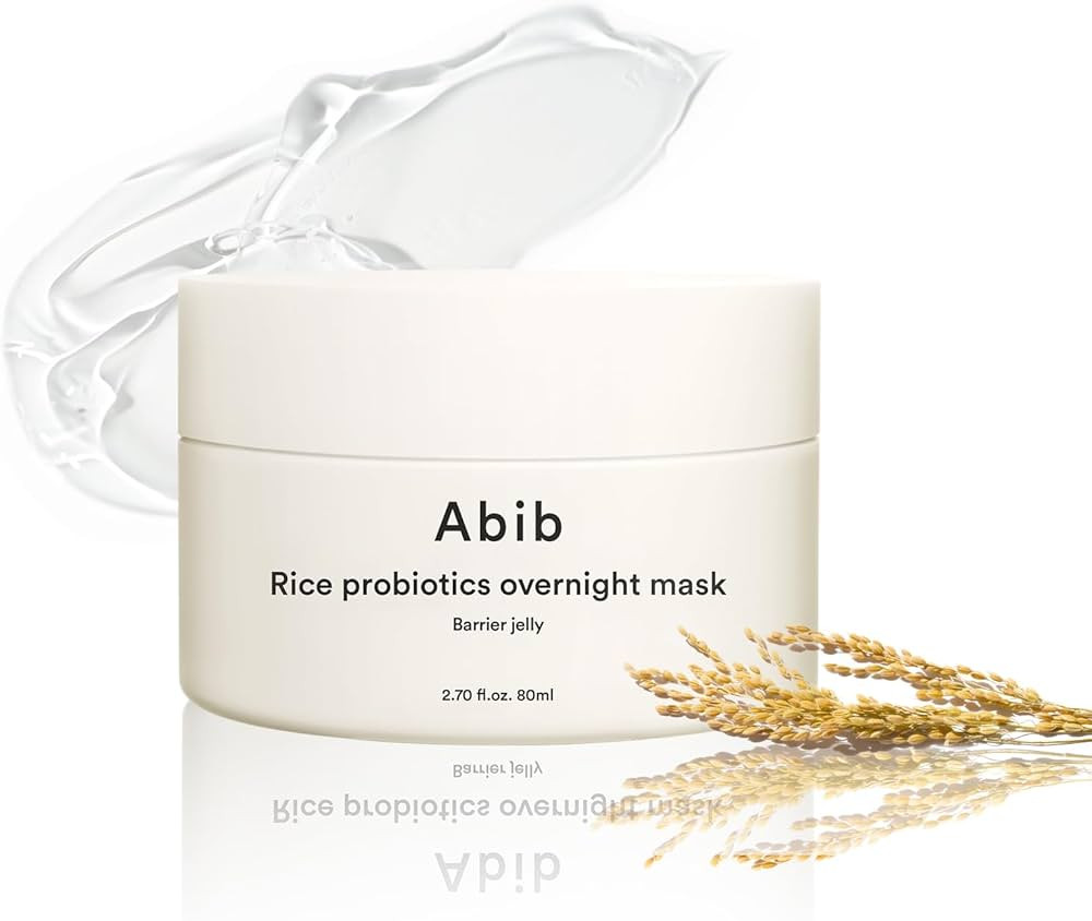 Abib Rice Probiotics Overnight Mask Barrier Jelly 2.7 fl oz I Moisturizer for Slugging Intensive ... | Amazon (US)