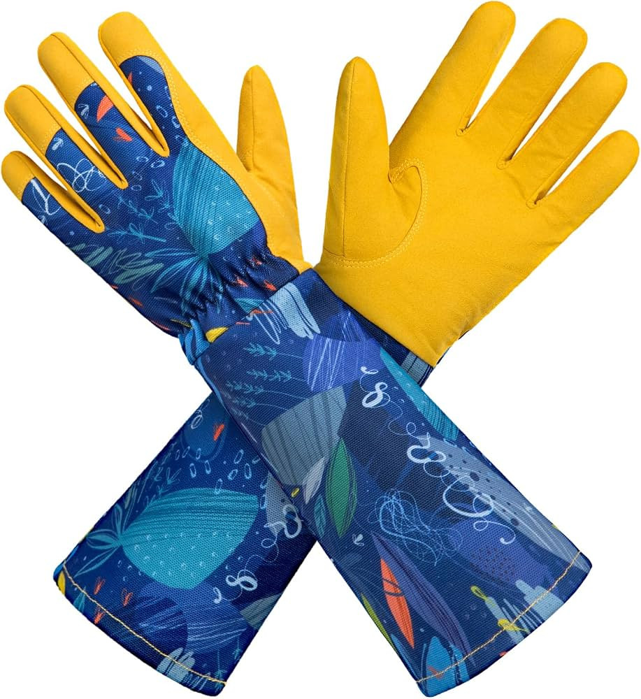 KAYGO Gardening Gloves for Women Long Sleeve, Light Protective Gloves for Yard and Outdoor Work, ... | Amazon (US)