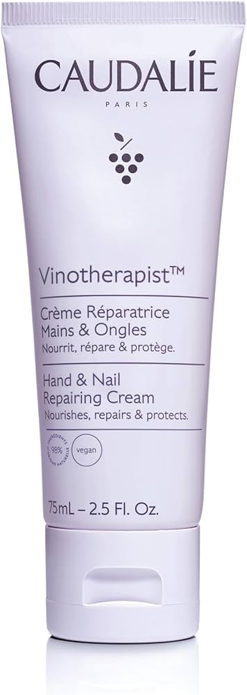 Caudalie Vinotherapist Hand and Nail Cream with Shea Butter and Grapeseed Oil, Vegan and Dermatol... | Amazon (US)