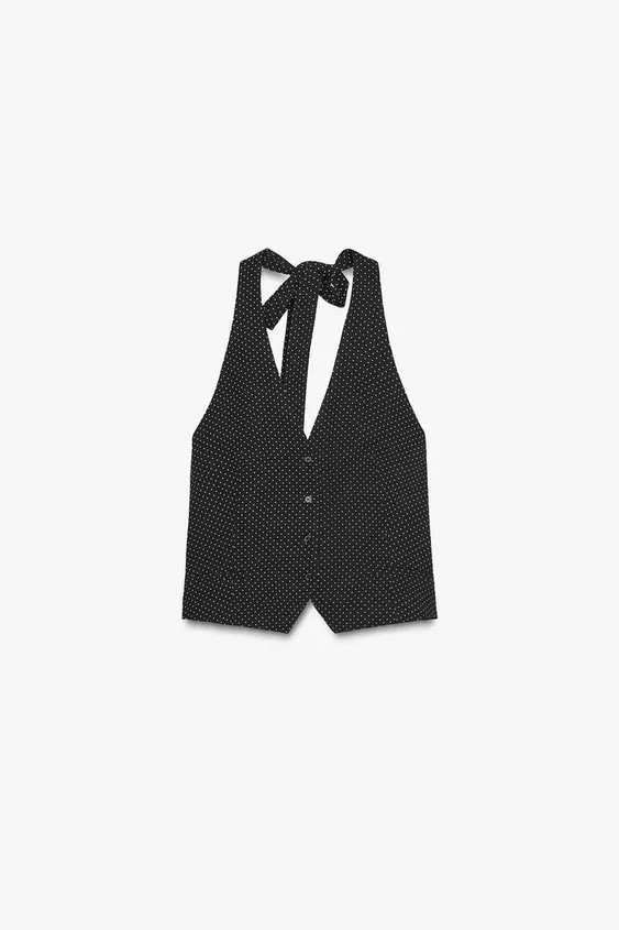POLKA DOT VEST TOP | Zara US