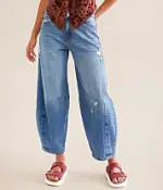 High Rise Horseshoe Stretch Jean | Buckle