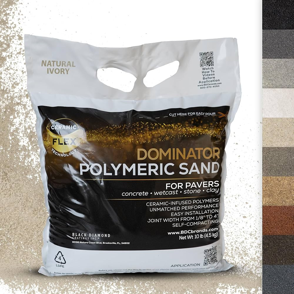 10 Pound Natural Ivory DOMINATOR Polymeric Sand with Revolutionary Ceramic Flex Technology for St... | Amazon (US)