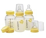 Medela Breast Milk Storage Bottles, 3 Pack of 5 Ounce Breastfeeding Bottles with Slow Flow Nipple... | Amazon (US)