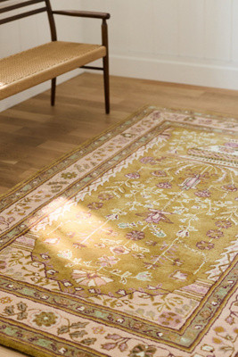 Remington Tufted Wool Blend Persian-Inspired Rug | Anthropologie (US)