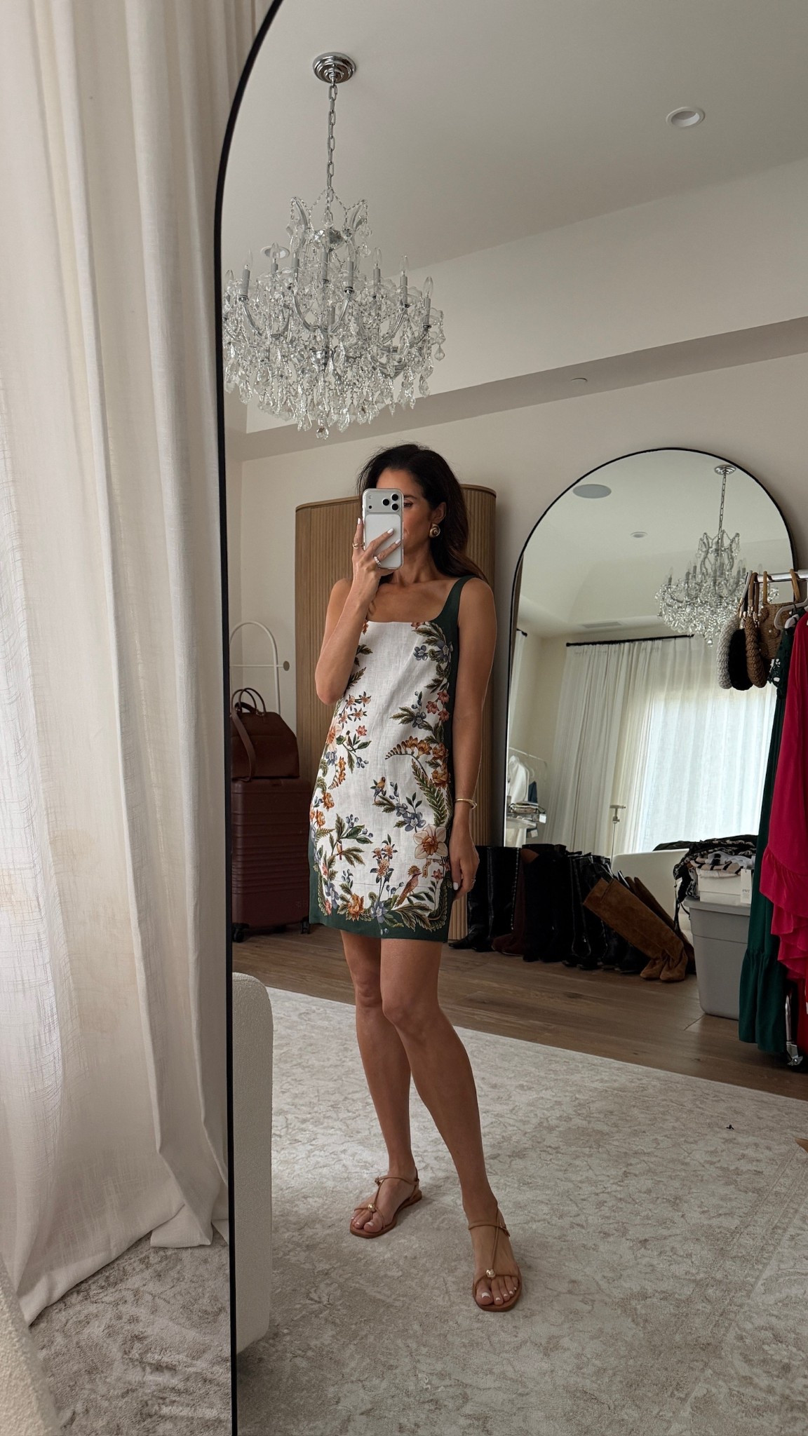 This dress is even more beautiful in person. I’m just shy of 5-7” wearing the size small XS #stylinbyaylin #aylin #vacation 

#LTKOver40 #LTKootd #LTKSeasonal