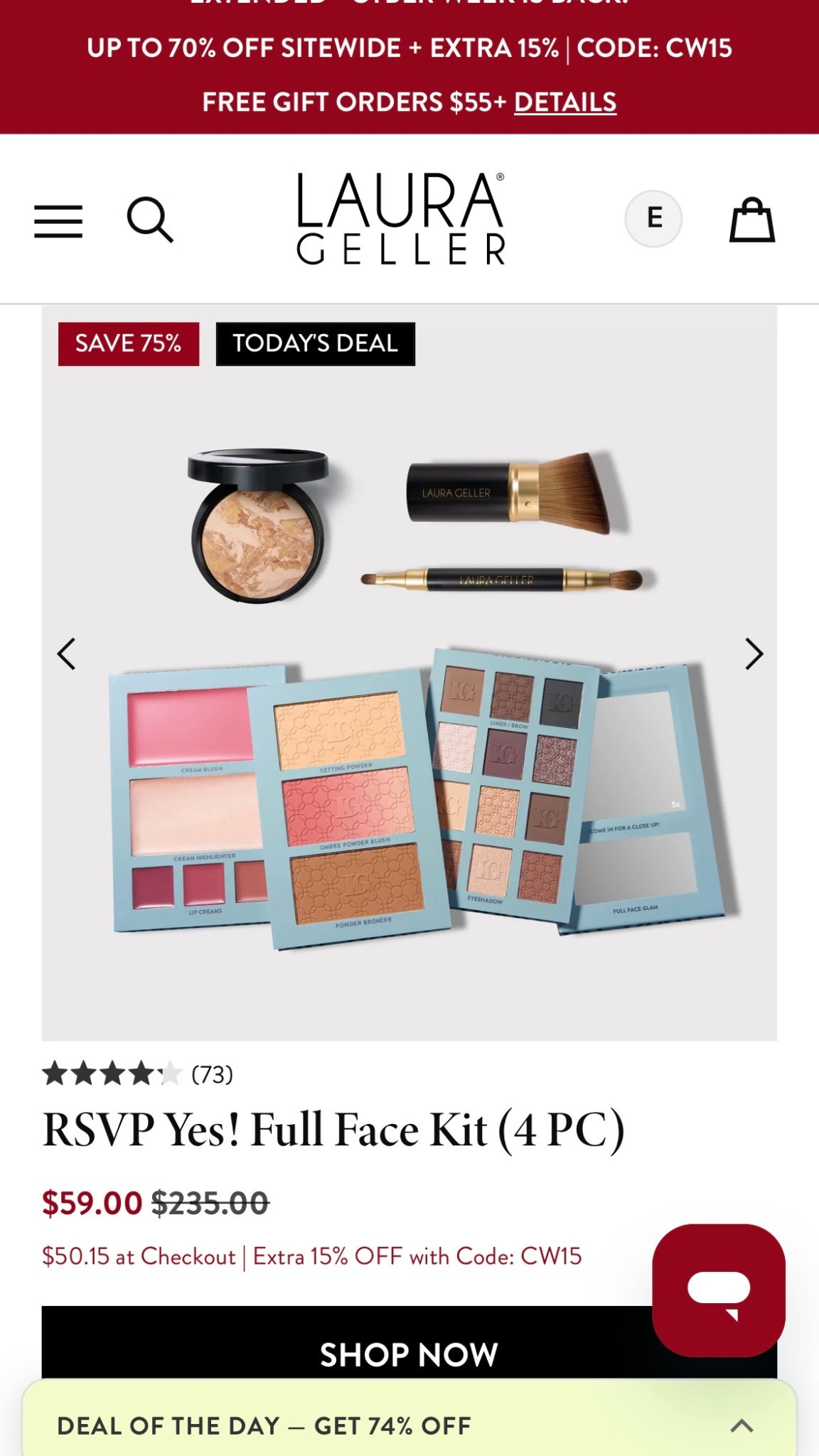 Laura geller sale
Makeup sale
Makeup palette 
Cosmetics 
Gifts for her 
Eyeshadow
Bronzer 
Blush 

#LTKGiftGuide #LTKBeauty #LTKmorningroutine