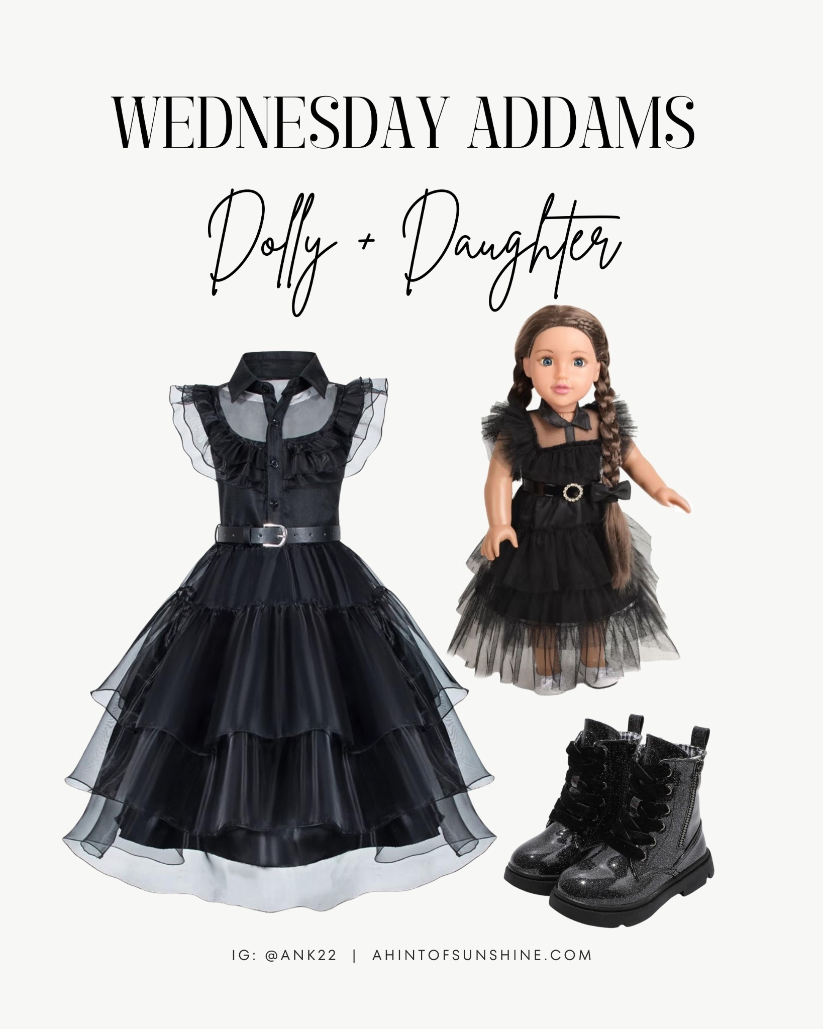 Wednesday Addams for my mini me and her mini! 🖤

#LTKHalloween #LTKFamily #LTKKids