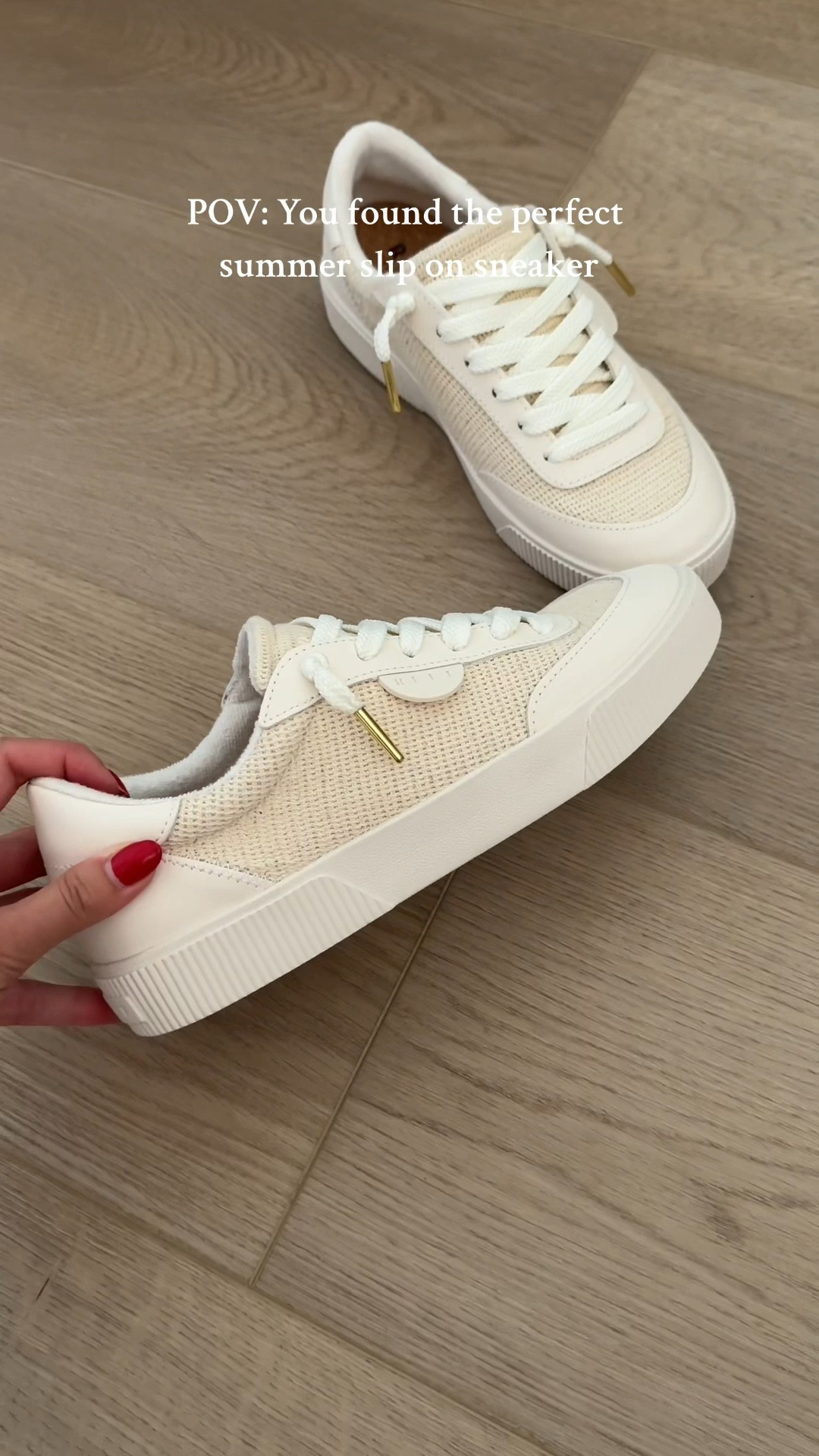 The perfect summer sneakers! These white sneakers are slip on, super comfortable and will look cute for any outfit! Definitely bringing these shoes with me to Europe this summer 

White sneakers 
Summer sneakers 
Europe shoes 
Summer shoes 
Summer style 
Summer 2024 
Summer outfit 
Beach outfit 
Pool day outfit 

#LTKShoeCrush #LTKVideo #LTKFindsUnder100