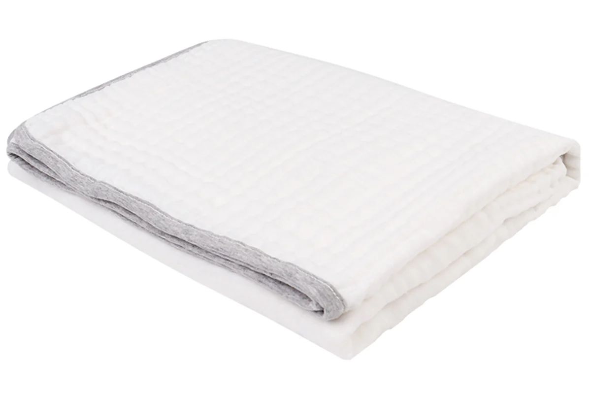 6 Layer Organic Cotton Towel (Toddler) - Melange Grey | Nest Designs