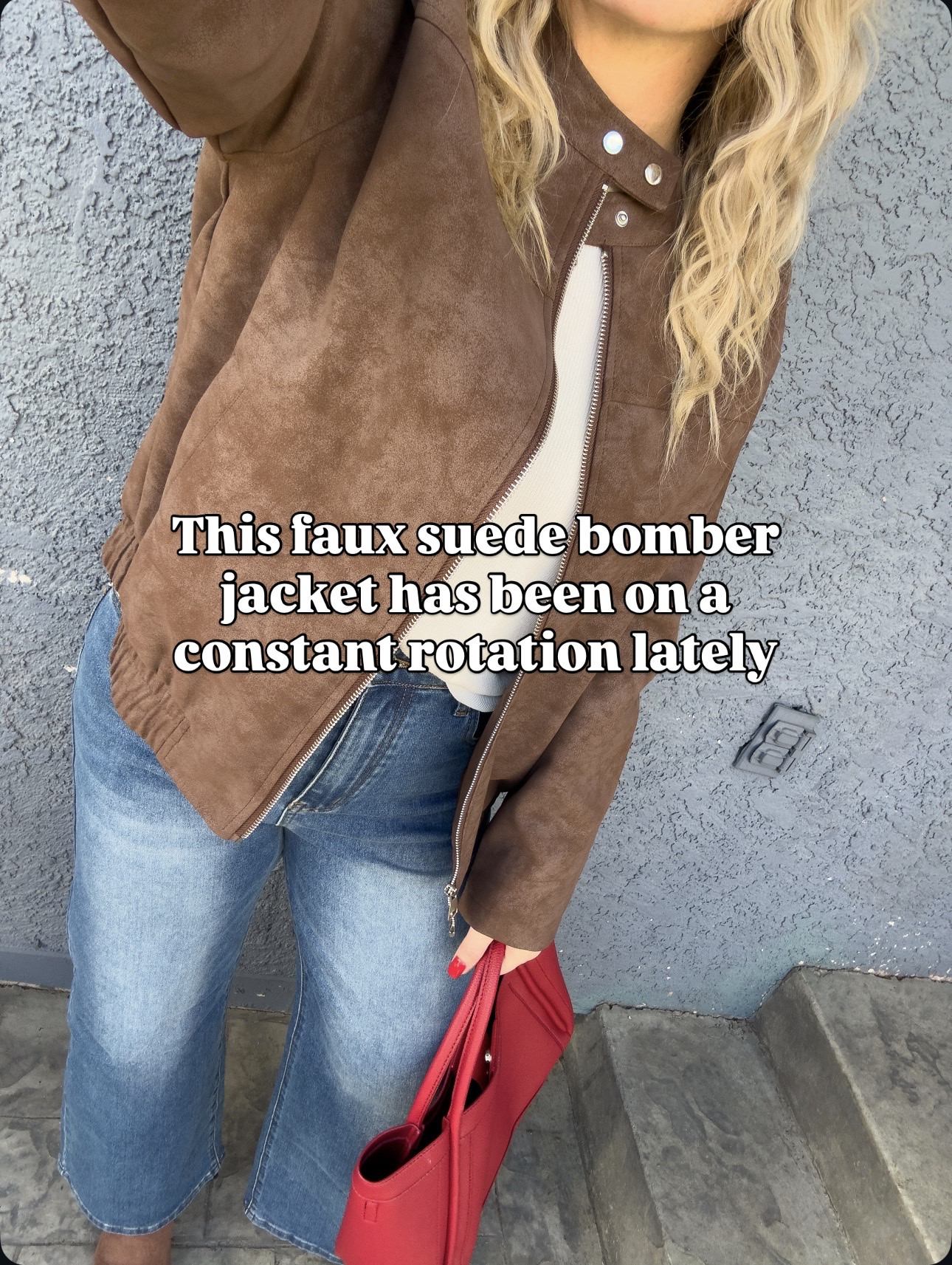 Faux suede bomber jacket from amazon, fits tts






Winter outfit
Winter fashion
Amazon winter outfits
Trending winter fashion 
 casual winter outfits | winter fashion | size 4-6 | cold weather outfits | winter outfit ideas | layering outfit for the cold| winter fashion 2025 | outfit inspo | outfit ideas | winter outfits amazon  | casual outfit Ideas  | Outfits | Amazon Casual Outfit | Cute casual outfits | Preppy Outfit 

#LTKootd #LTKFindsUnder50 #LTKPetite